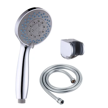

KES LP400 Bathroom FOUR Function Handheld Shower Head with Extra Long Hose and Bracket Holder, Chrome