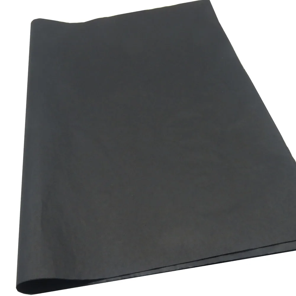 

full black or white gift packing silk cotton tissue paper