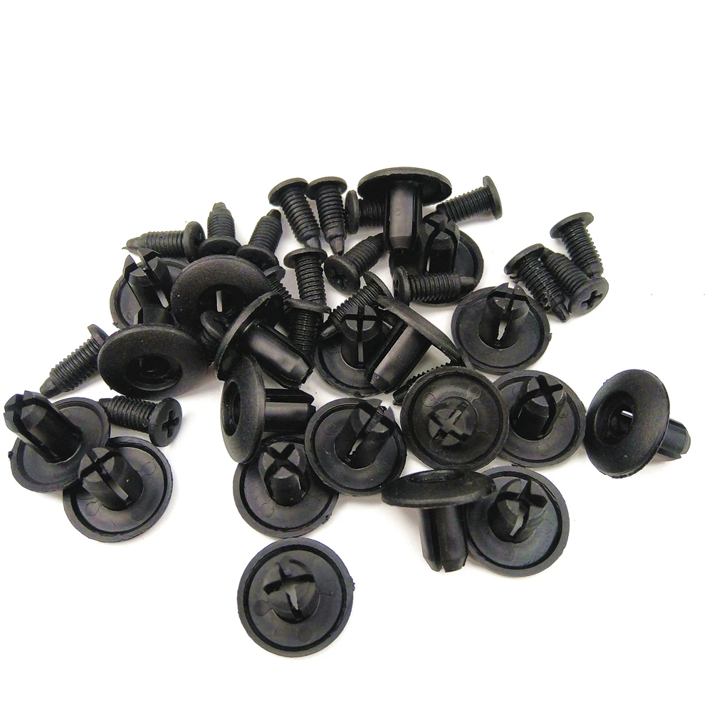 FRCY 20PCS Car Front Rear Fender Liner Fastener for Nissan Honda Toyota