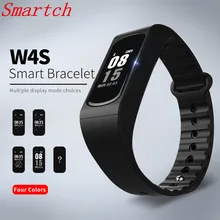 Smartch смарт-браслет W4S сердечного ритма Приборы для измерения артериального давления измерение Калорий, Шагомер Спорт браслет для IOS Android