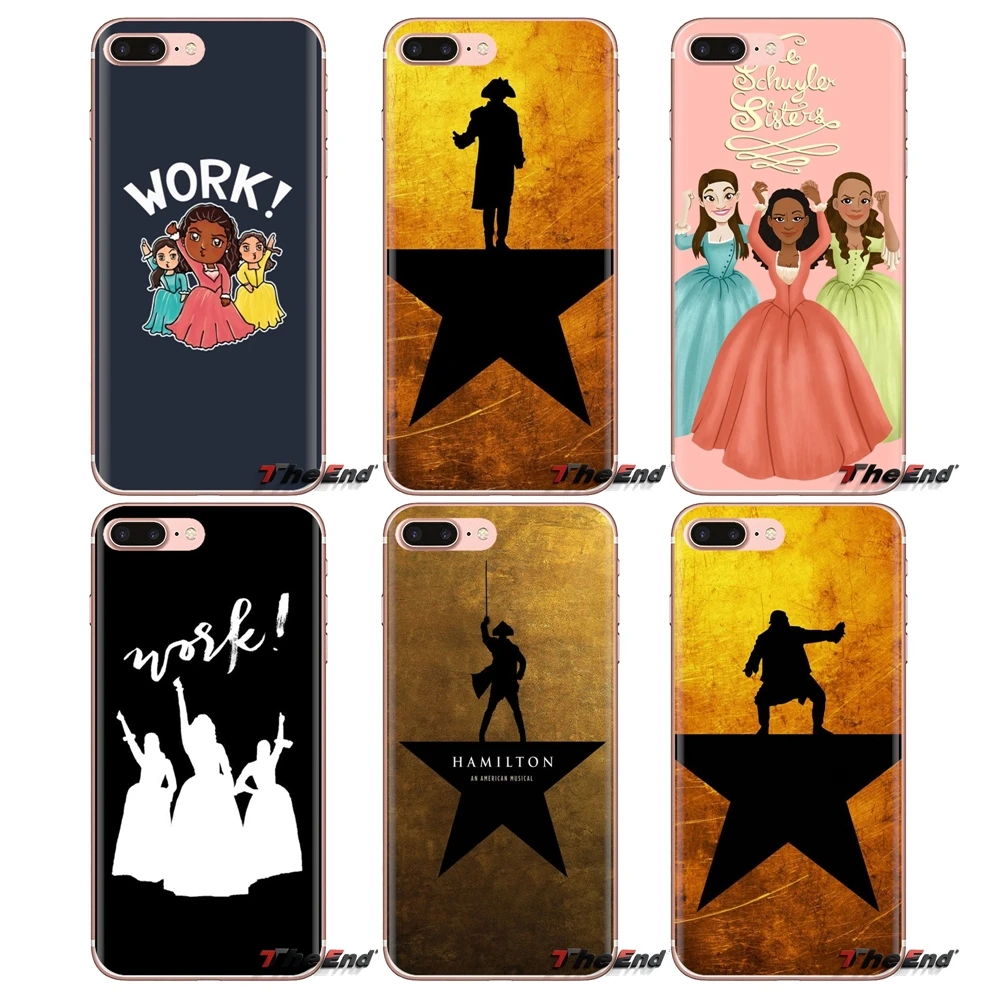 Soft Transparent Cases Covers HAMILTON QUOTES For iPod Touch Apple iPhone 4 4S 5 5S SE 5C 6 6S 7 8 X XR XS Plus MAX |