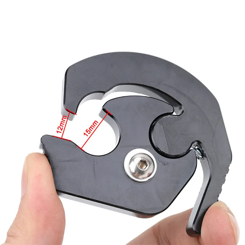 For Harley Touring Detachable Rotary Sissy Bar Luggage Rack Docking Latch Clip For Road King Electra Glide Sportster 833 1200 Softail Fat Boy (6)