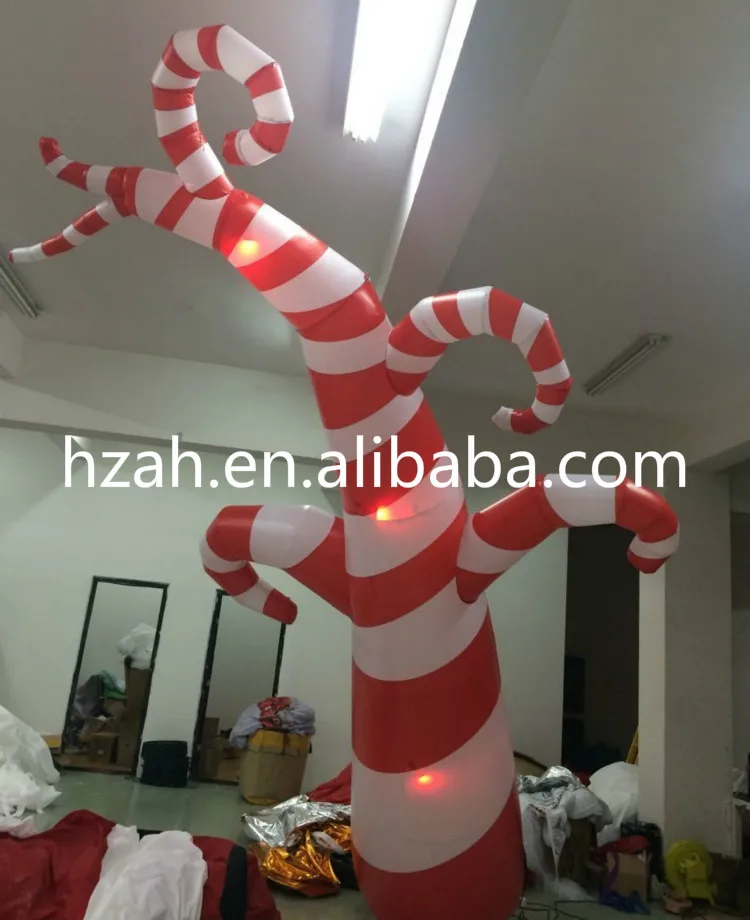 5 м надувные Освещение конфеты дерево для Рождество украшения