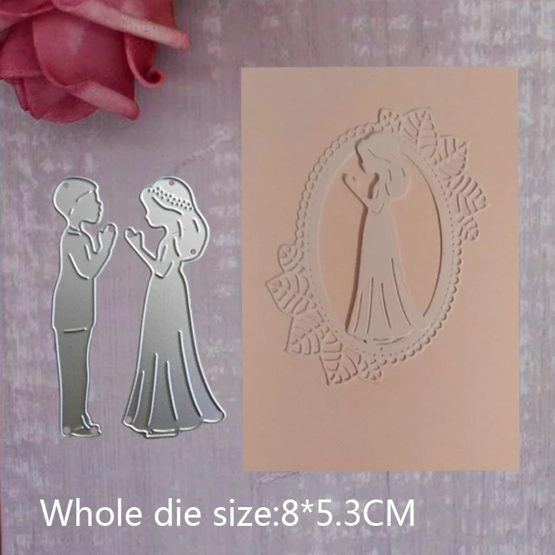 

people wedding Carbon steel Cutting Dies Stencil Craft for DIY Creative Scrapbook Cut Stamps Dies Embossing Paper Hand Craft