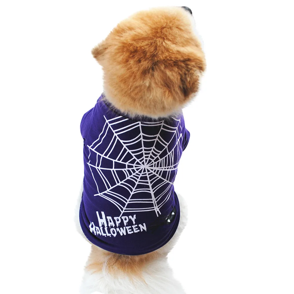 Buy New Halloween Dog Clothing T shirt Puppy Costume
