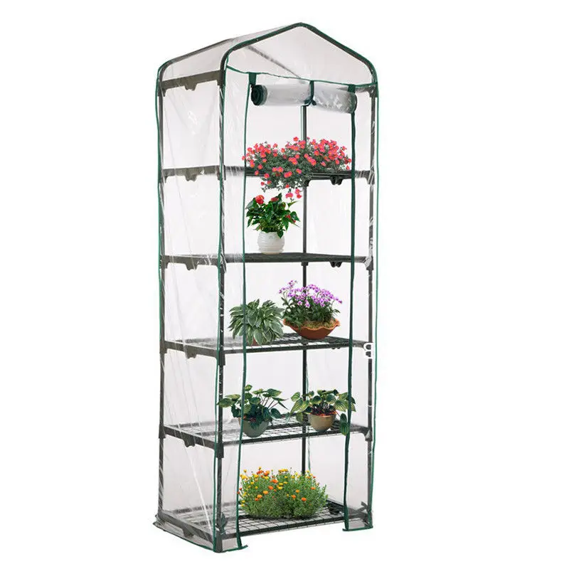 1 шт. чистая теплица мини открытый Growhouse зеленый дом ПВХ крышка пластик высокое качество подходит для сада