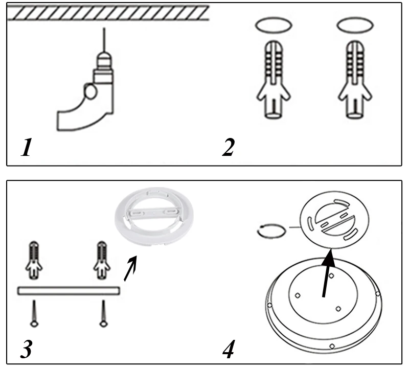 Lâmpadas de Teto com Sensor de Movimento Luz de Teto Pir para Sala de Estar Lampada Levou Noite Iluminação Escadas Varanda Led 2 de Movimento PIR Para Sala de estar Escadas Varanda