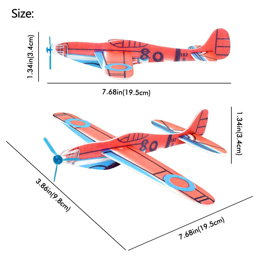 Детские игрушки «сделай сам» ручной бросок Летающий планер самолеты пена модель аэроплана вечерние сумки наполнители Летающий планер самолет игрушки для детской игры