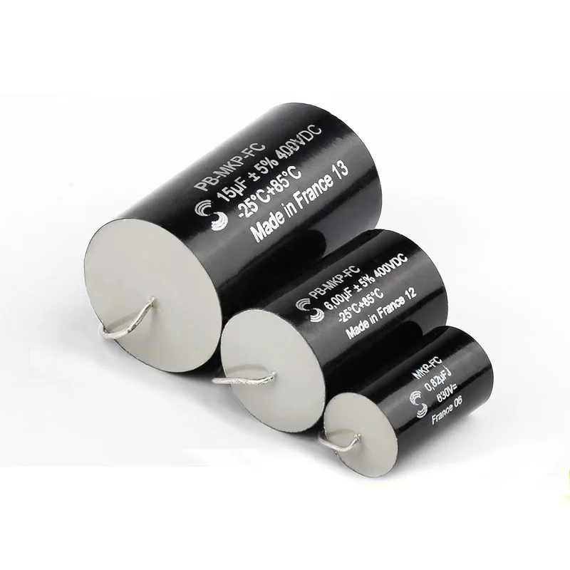 2pcs 0.22uF-2.2uF 400V Tweeter Speaker Frequency Divider Crossover Polypropylene Non-Polarity Capacitor