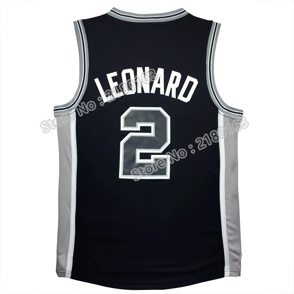 Высокое качество Kawhi Леонард #2 Баскетбол Джерси Rev 30 леонард 2 продаж Kid Бесплатная