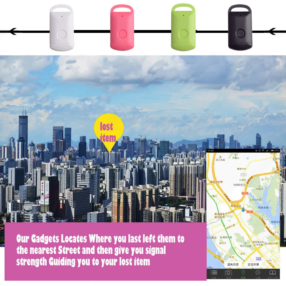 Домашние животные Смарт мини gps трекер анти-потеря Водонепроницаемый Bluetooth Tracer бумажник ключи сигнализации локатор в реальном времени Finder устройства оборудования