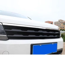 Для Tiguan второго поколения- 4 шт Передняя решетка полосы украшения наклейки бампер накладка автомобиля наружное украшение