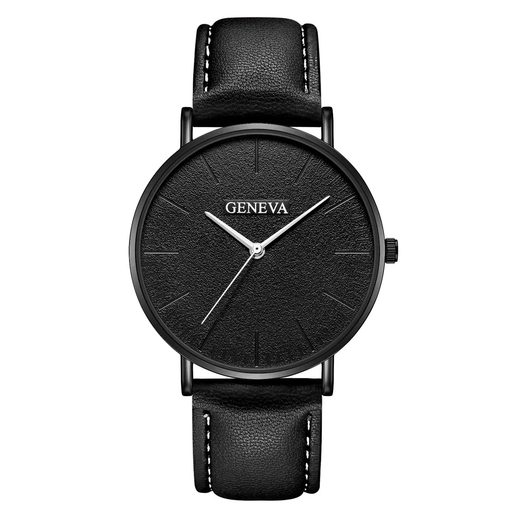 

Quartz Wristwatches Men's Watches Military Casual Analog Quartz Wrist Watch Men Leather Business Watches reloj hombre 19MAY27