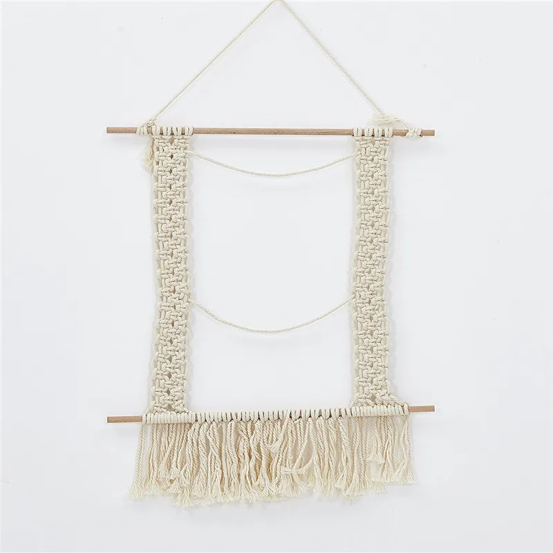 New Bohemian ornaments Pure cotton hand-woven tapestry Home living room bedroom personalized photo folder40*60cm