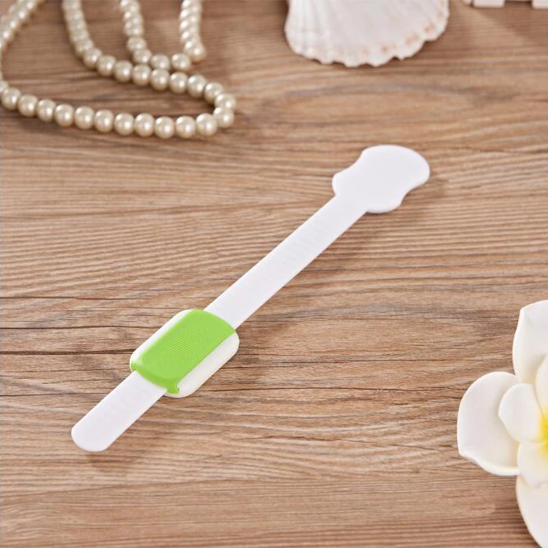 4 قطع الطفل درج قفل todder الطفل الاطفال باب أدراج خزانة قفل أمان الرعاية حماية البلاستيك الغطاء الوردي الأزرق