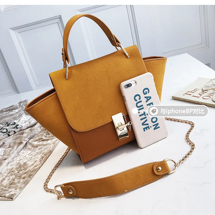 TOYOOSKY Новая модная женская сумка через плечо, Женская Повседневная сумка из нубука, брендовая дизайнерская сумка, Женская трапециевидная сумка
