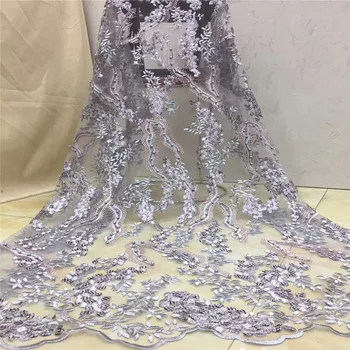 

2019 New style French net lace fabric 3D flower African tulle mesh lace fabric high quality lace nigerian lace fabric dp81-58