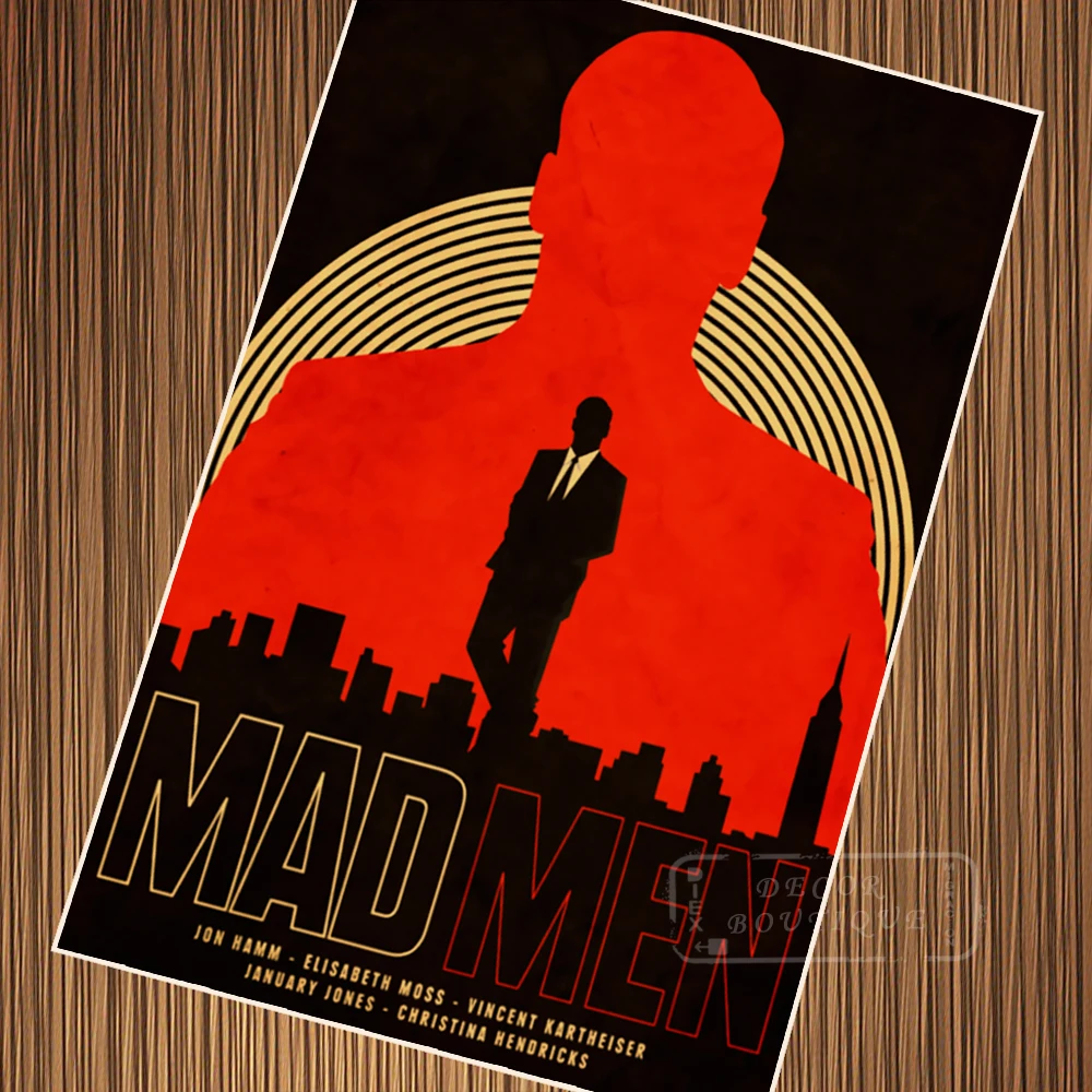Pop Art Classic Mad Men Poster Vintage Retro Canvas Painting DIY Wall