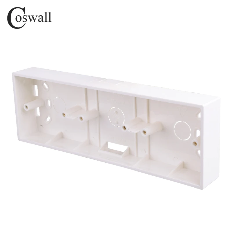 Aplica-se para Toda a Posição da Superfície da Parede a Caixa de Montagem 34mm de Coswall para 86 tipo Interruptores Externa Triplos ou Soquetes 258mm * 86mm 3 High Quality Renovação da Casa
