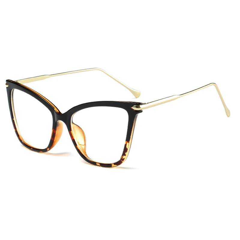 Кошачий глаз, оптические очки, оправа для мужчин, фирменный дизайн, женские очки, оправа для очков, компьютерные очки для близорукости - Цвет оправы: 12