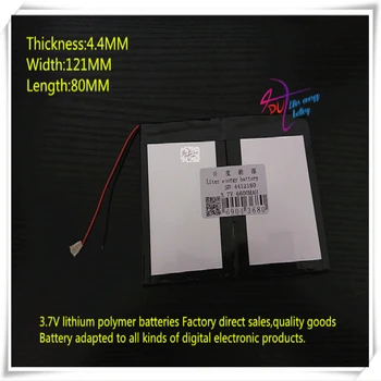 

3.7V 6600mAH 4412180 Polymer lithium ion / Li-ion battery for tablet pc cell phone POWER BANK