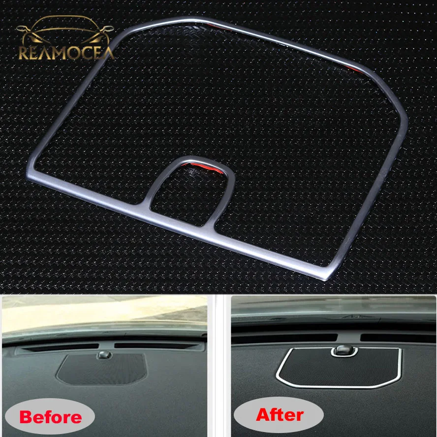 Reamocea Front Dashboard Stereo Speaker Decorative Cover Frame Trim Sticker Fit For Land Rover Discovery Sport 2015 2016-2019 | Автомобили