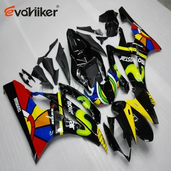 

ABS Plastic fairing for YZF-R6 2006-2007 YZF R6 06 07+Bolts+Painted yellow black Injection mold H2