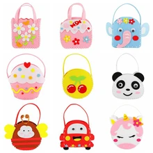 Наборы для творчества для детей игрушка Сделай Сам нетканый тканевый мешок Dindergarten сумки ручной работы швейные проекты Детский комплект ткани детские игрушки «сделай сам»