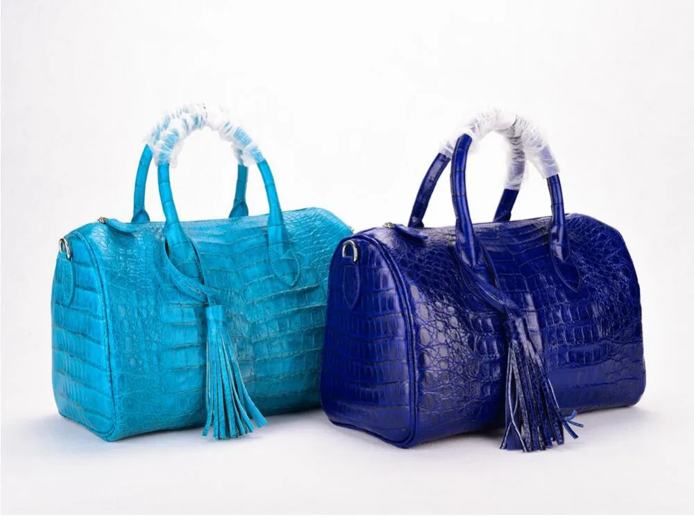

Accept private label Custom logo wholesale drop shipping Genuine crocodile women messenger bags Small Luxury cross body bag
