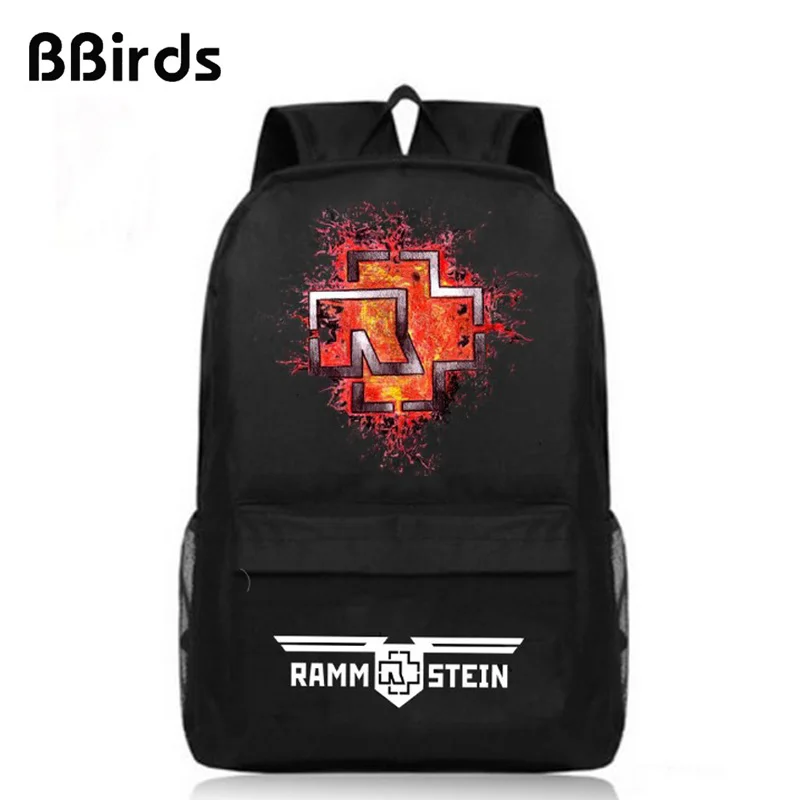 

BBirds Rammstein Backpack Men Women Oxford Fashion School bag
