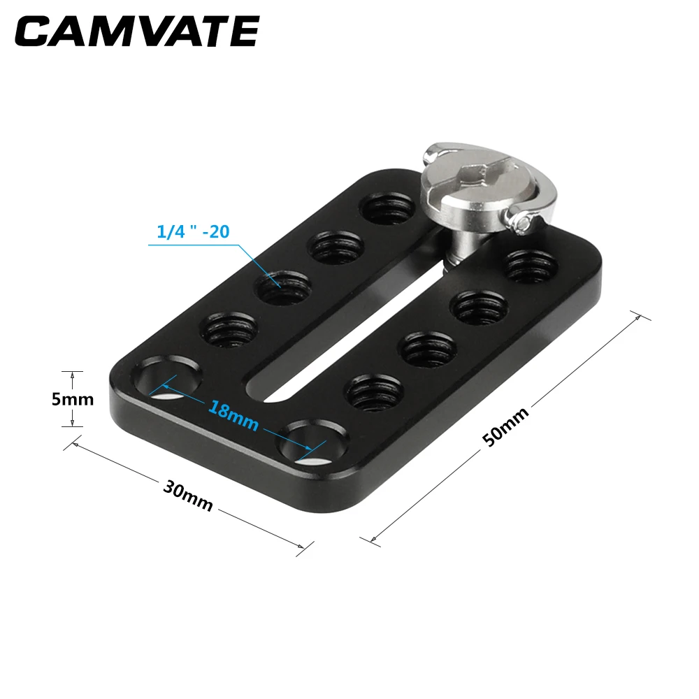 CAMVATE Камера универсальный топ Сырная Тарелка с 1/4 &quot 20 винт для монитор