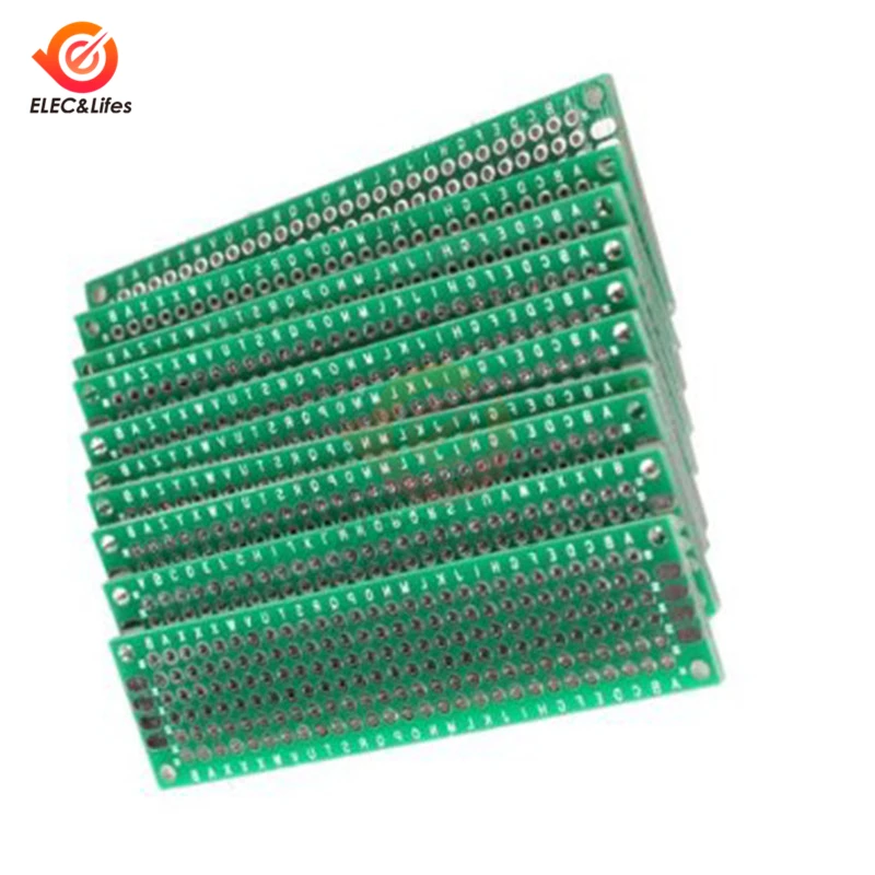 Single Sided Universal PCB Proto Prototype Perf Board 2.54 mm 8*12 8 x 12 cm