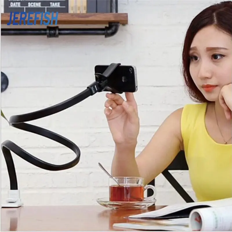 

JEREFISH Flexible Long Arm Lazy Desktop Bed Car Stand Phone Mount Holder for Cell Phone Samsung Android iPhone