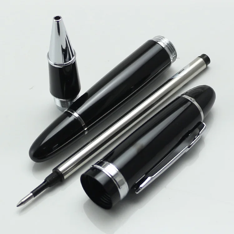 JINHAO 159, Ручка-роллер, черная, фиолетовая, золотая отделка, большая, тяжелая, крученая, роскошная, для письма, милые ручки, подарок, несколько цветов