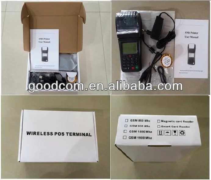 Портативный pos терминал/3G WIFI принтер для онлайн заказа еды лотереи оплаты