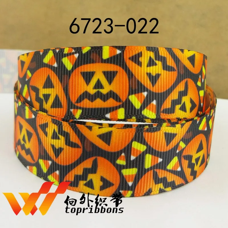 Бесплатная доставка 50 ярдов на размер рандомная печатная grosgrain лента 6717|printed