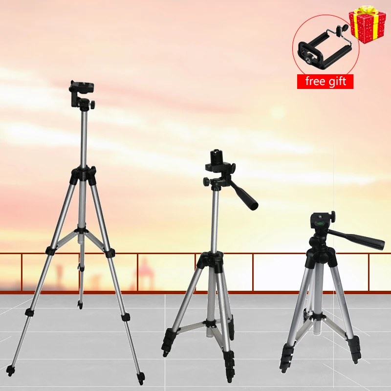 Портативный Алюминиевый мини Трипод для камеры 3110A штатив телефона Canon Nikon Sony