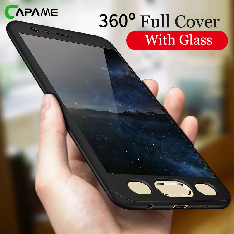 Luxury Phone Cases For Huawei Honor 9 8 Lite Nova Case Glass Hard Plastic 3E Cover On |