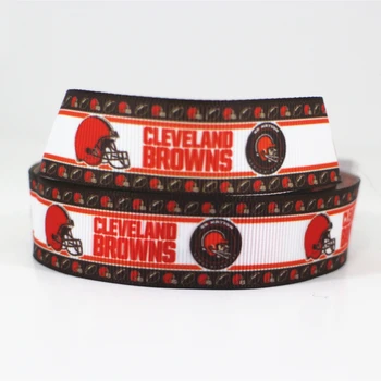 

50yards 7/8" 1" 1.5" 2" 3" 22mm 25mm 38mm 50mm 75mm sports team printed grosgrain ribbon for party gift decoration headband