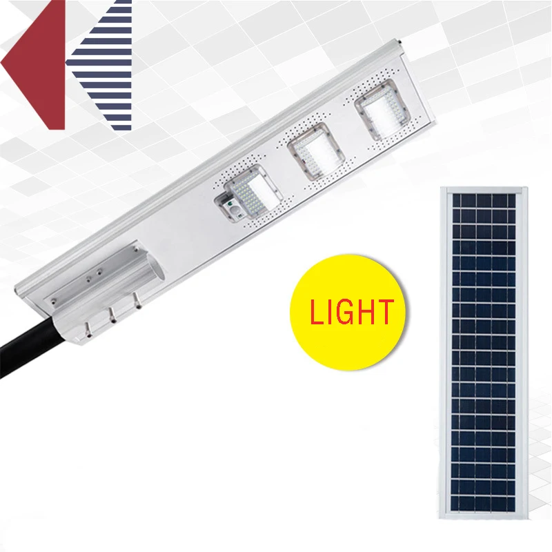 

KinFong LED solar street light Outdoor Waterproof IP67 Integrated design 5 Working Modes PIR sensor Smart light Garden light