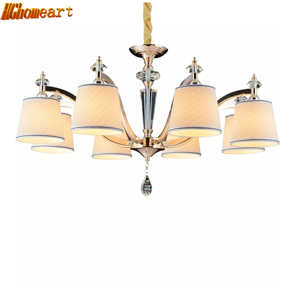 

HGHomeart Shine Light LED Modern Luxury Chandeliers Lustre Cristal Chandelier for Bedroom Living Room Decoration Lightiung