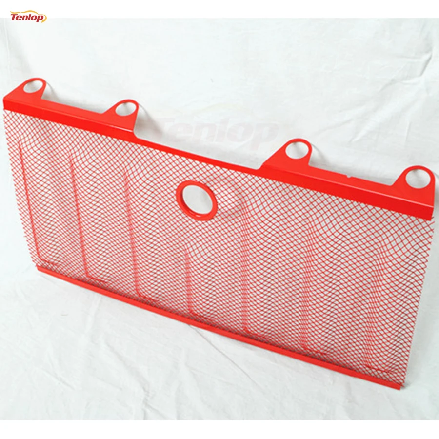

Car-Styling 3D Red Stainless Steel Bug Screen Shiled Grille With Key Hole For Offroad Wrangler