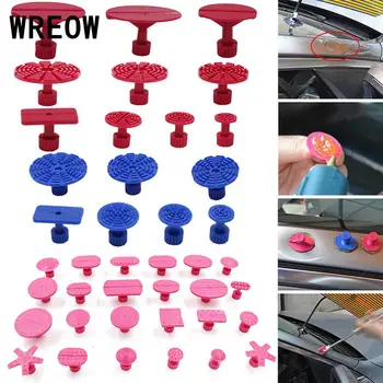 

Paintless Dent Auto Repair Glue Puller Tabs Car Body Hail Removal Tool Kit Work with Dent Remova for Car Body Suction Cup