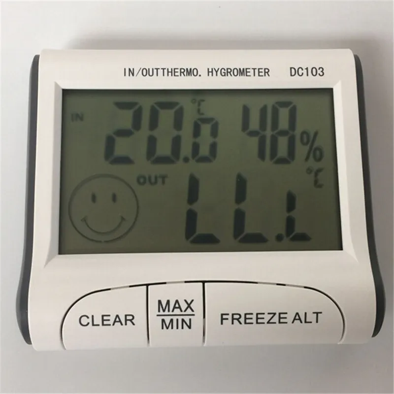 Погодная станция бытовой термометр Крытый Открытый Температура измеритель влажности кухня температура Термометры гигрометр