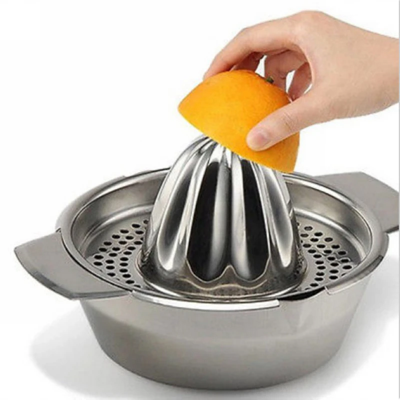 2019 Newest Citrus Juicer Lemon Lime Orange Fruit Hand Squeezer Press Tool Stainless Steel 17*9CM