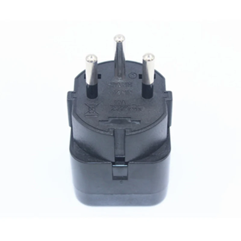 

Universal Black Copper 10A 250V EU US UK AU Japan Swiss Germany France To Israel Egypt Pakistan Adapter Plug Type H Plug