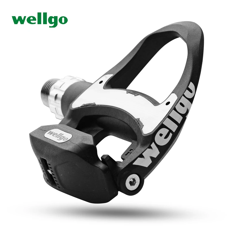 Wellgo R312 249g Ультра-светильник, карбоновые педали для шоссейного велосипеда с клипсами, 3 подшипника KEO, совместимы с двумя парами бутсов