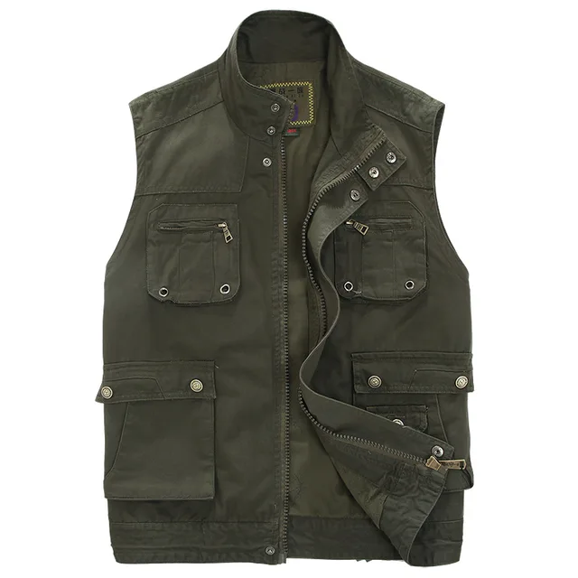 AFS Jeep Vest Camouflage Man Outdoors Leisure Time Go Fishing