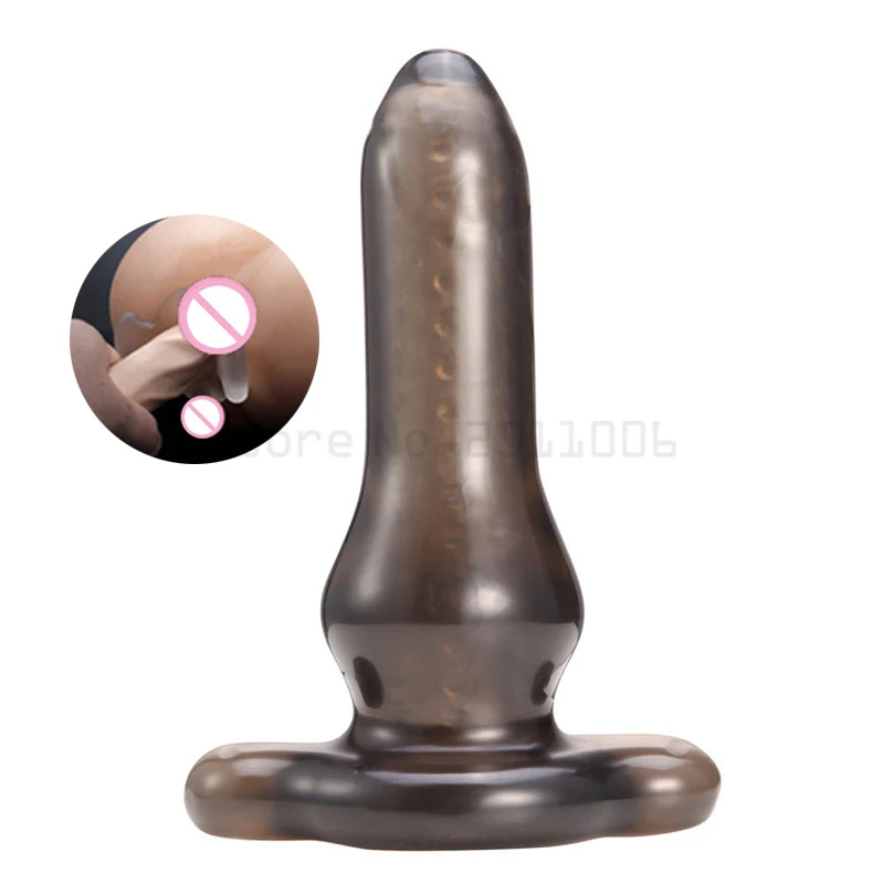Hollow Anal Plug for Male Penis font b Dildo b font Insert Anus Stimulation Prostata Massage
