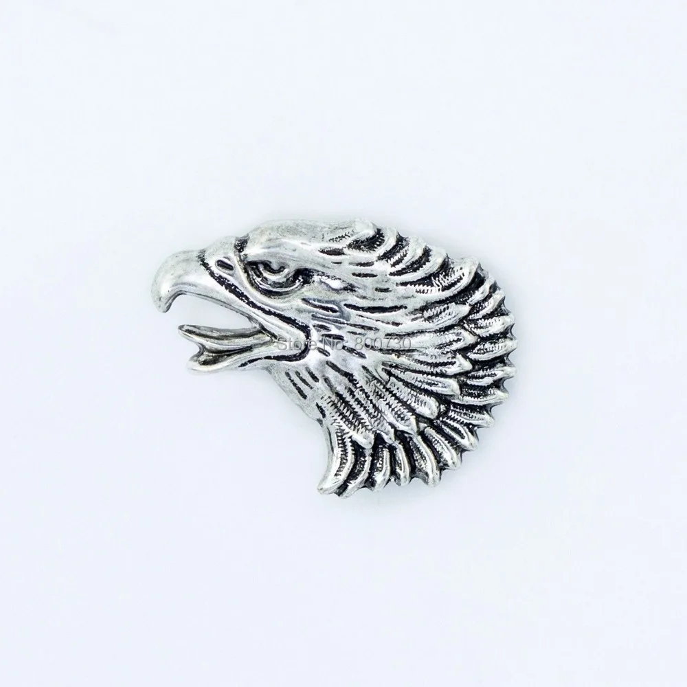 10 шт Кончо из металла Freedom Eagle Head Concho Left Antique-Стерлинговое Серебро | Дом и сад